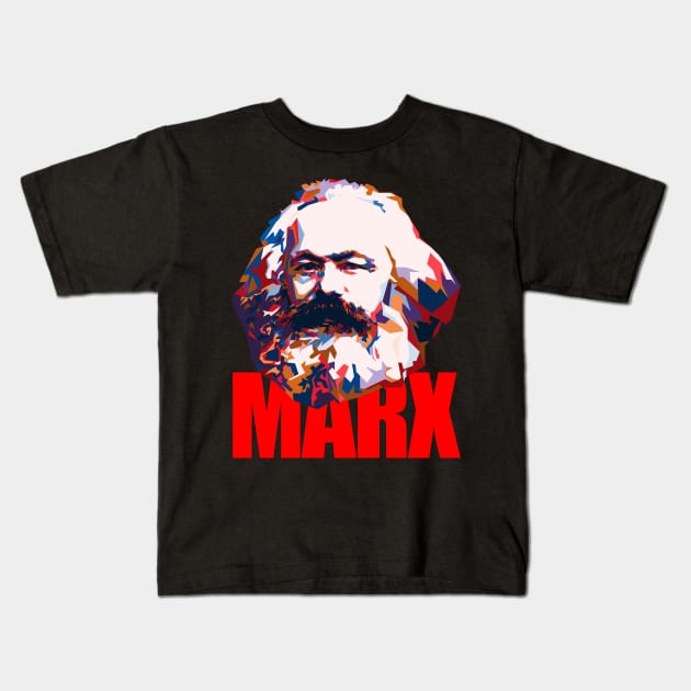 Marx Kids T-Shirt by Bajingseng